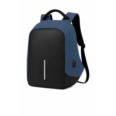 Mochila Antirrobo Urbana Porta Notebook - Azul