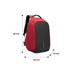 Mochila Antirrobo Urbana Porta Notebook - Azul